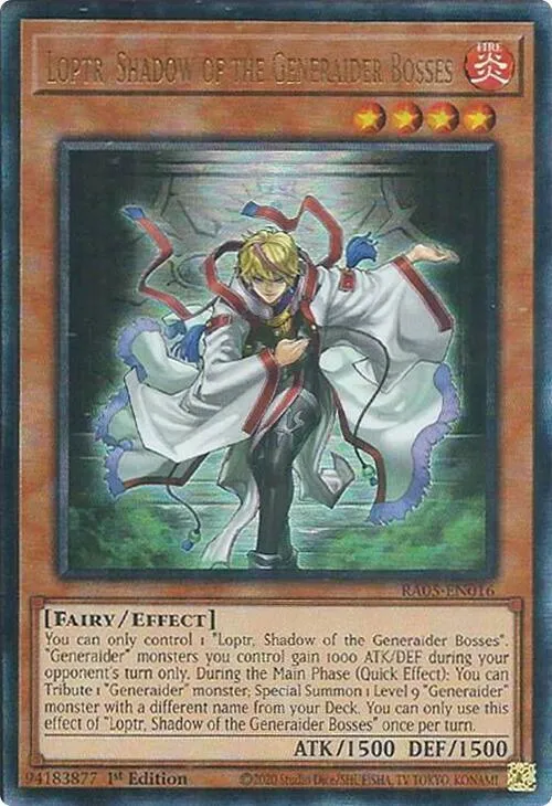 Loptr, Shadow of the Generaider Bosses — Rarity Collection 5 — Yu-Gi-Oh!
