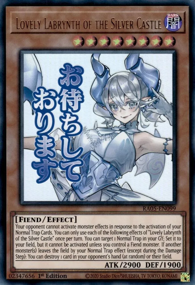 Lovely Labrynth of the Silver Castle from Rarity Collection 5 - Yu-Gi-Oh!