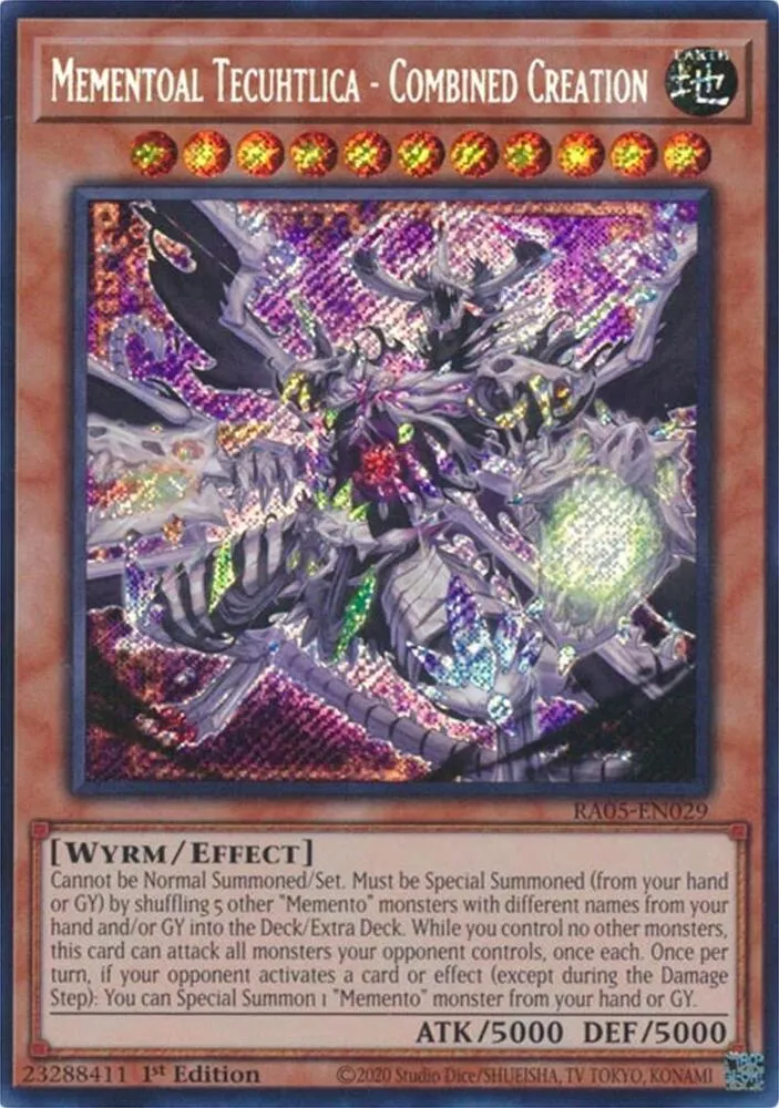 Mementoal Tecuhtlica - Combined Creation — Rarity Collection 5 — Yu-Gi-Oh!