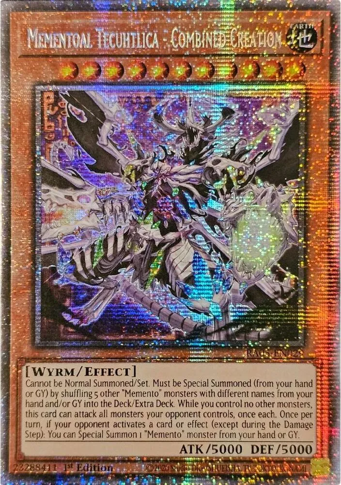 Mementoal Tecuhtlica - Combined Creation — Rarity Collection 5 — Yu-Gi-Oh!
