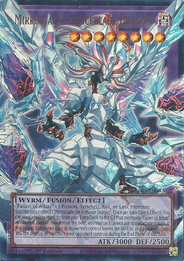 Mirrorjade the Iceblade Dragon — Rarity Collection 5 — Yu-Gi-Oh!