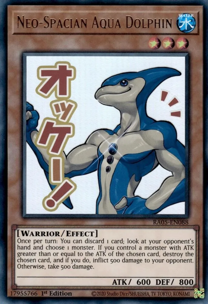 Dauphin Aquatique Néo-Spacien — Rarity Collection 5 — Yu-Gi-Oh!