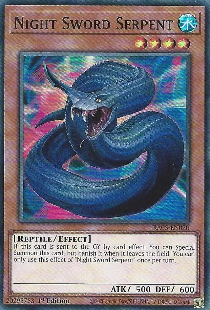 Serpent de l'Épée de Nuit — Rarity Collection 5 — Yu-Gi-Oh!