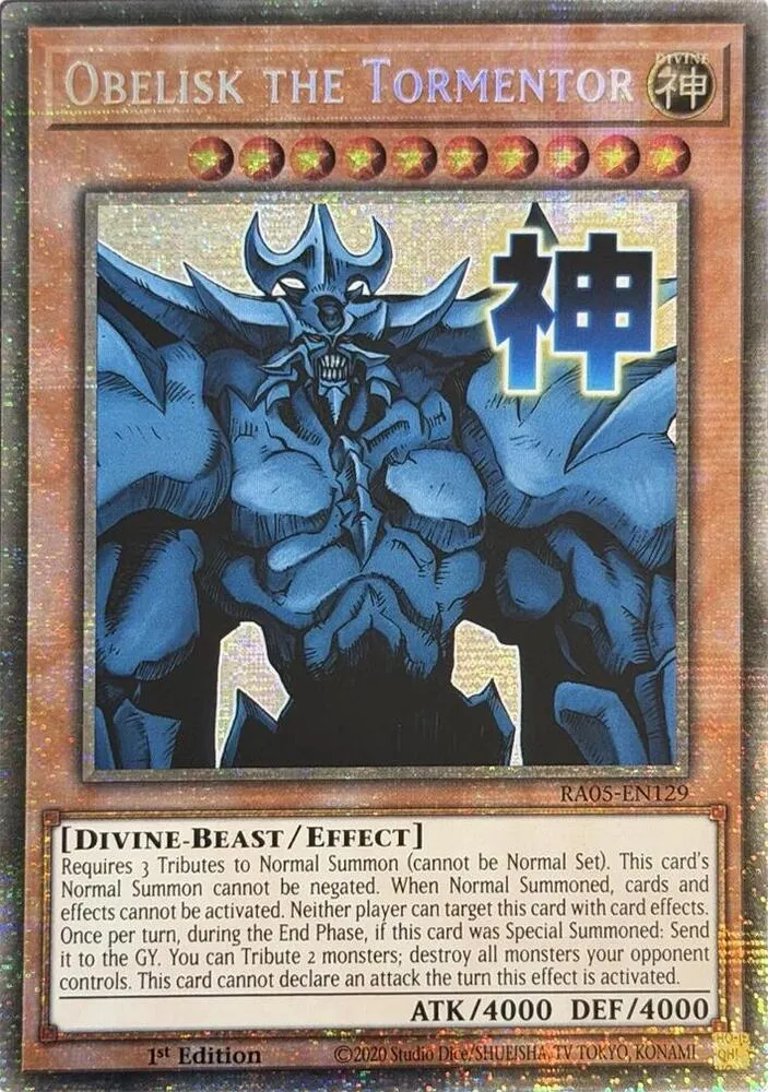 Obelisk the Tormentor — Rarity Collection 5 — Yu-Gi-Oh!