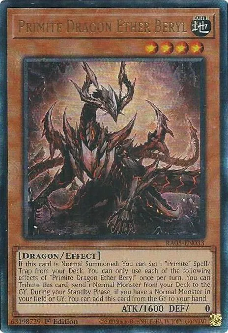 Dragon Béryl Éthérique Primite from Rarity Collection 5 - Yu-Gi-Oh!