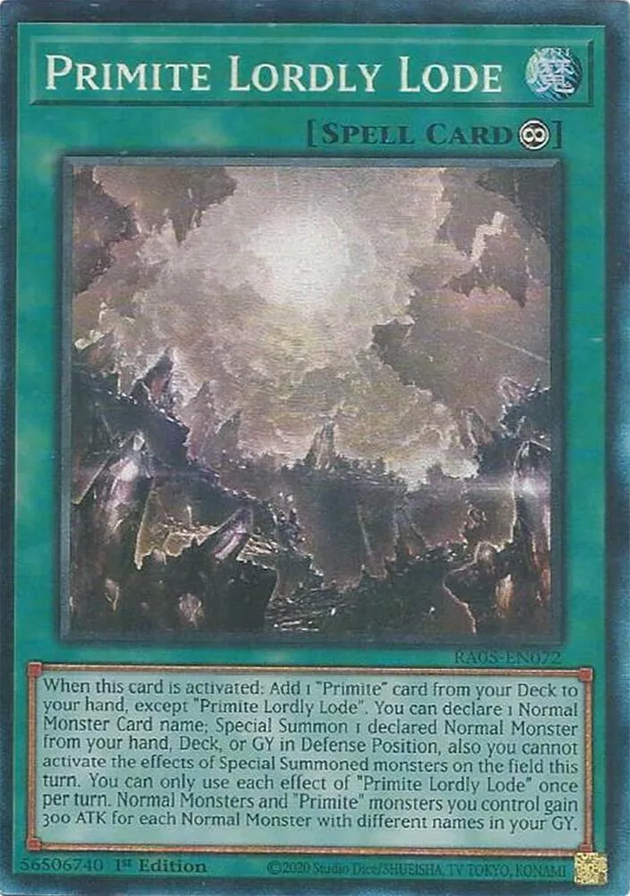 Primite Lordly Lode — Rarity Collection 5 — Yu-Gi-Oh!