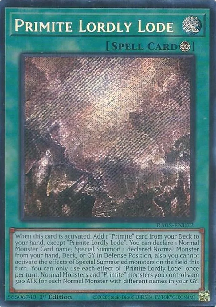 Primite Lordly Lode — Rarity Collection 5 — Yu-Gi-Oh!