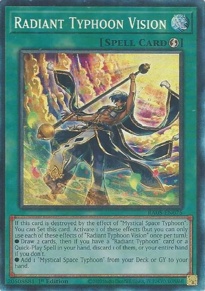 Radiant Typhoon Vision — Rarity Collection 5 — Yu-Gi-Oh!