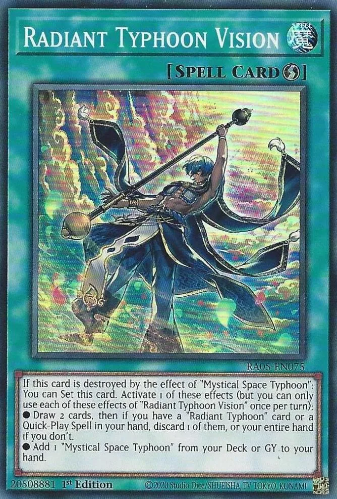 Radiant Typhoon Vision — Rarity Collection 5 — Yu-Gi-Oh!
