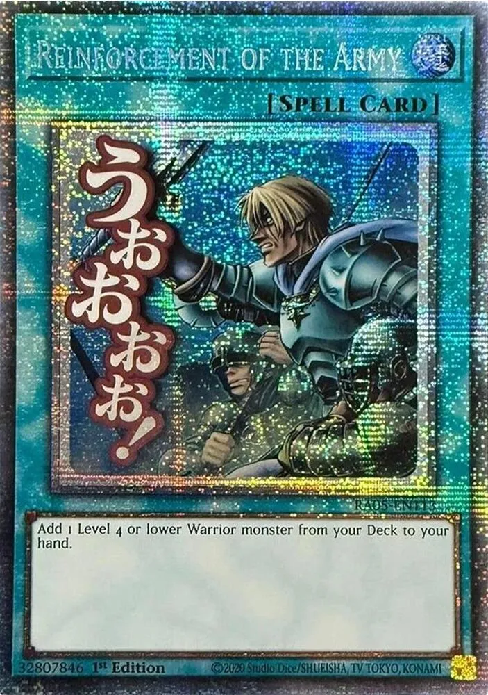 Reinforcement of the Army — Rarity Collection 5 — Yu-Gi-Oh!