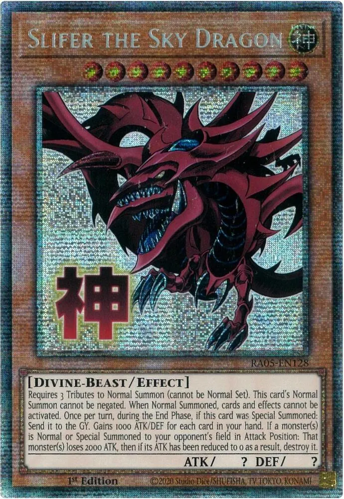 Slifer, le Dragon Céleste from Rarity Collection 5 - Yu-Gi-Oh!