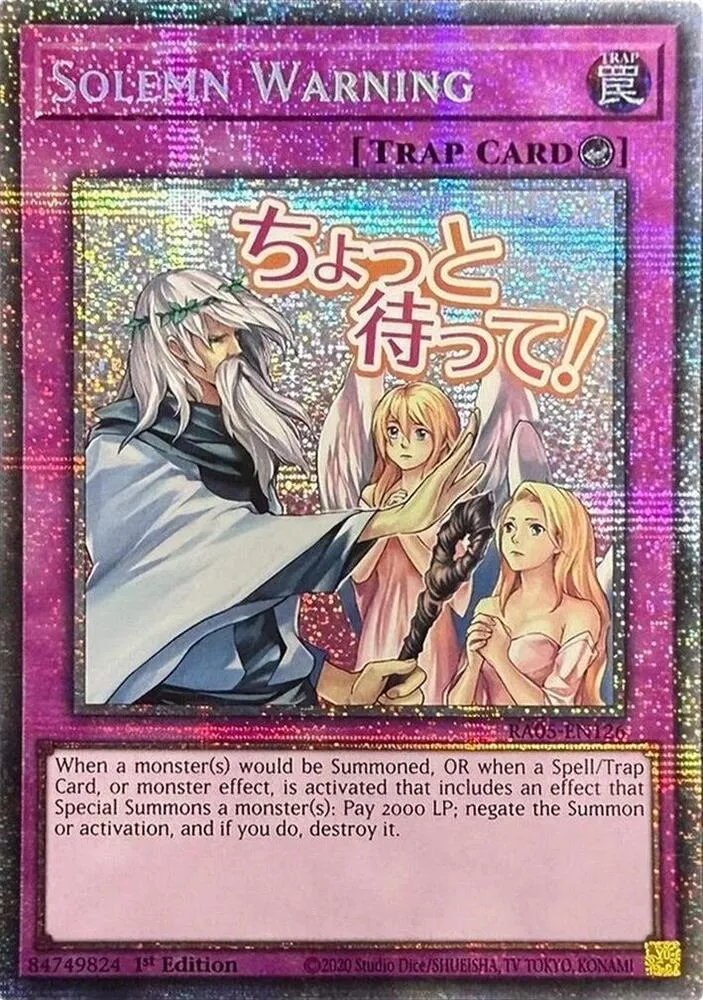 Avertissement Divin — Rarity Collection 5 — Yu-Gi-Oh!