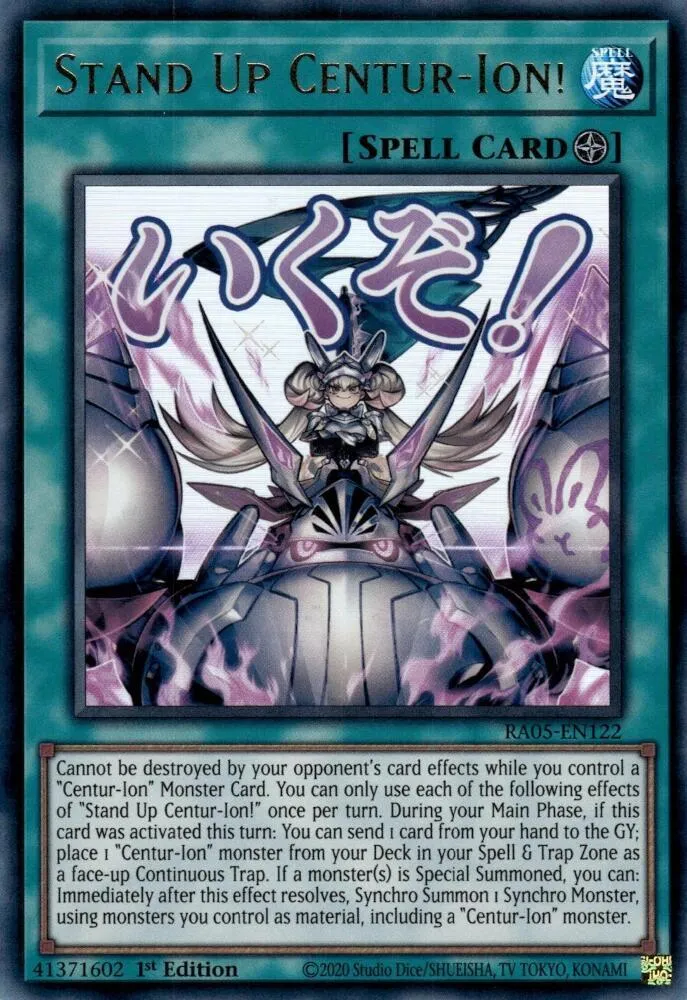 Stand Up Centur-Ion! — Rarity Collection 5 — Yu-Gi-Oh!