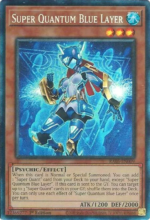 Super Quantum Blue Layer — Rarity Collection 5 — Yu-Gi-Oh!
