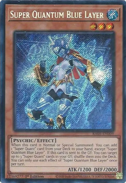 Super Quantum Blue Layer — Rarity Collection 5 — Yu-Gi-Oh!