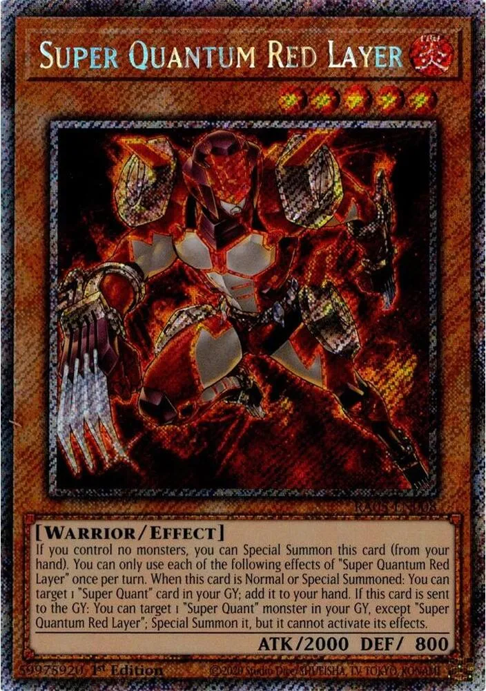 Super Quantum Red Layer — Rarity Collection 5 — Yu-Gi-Oh!
