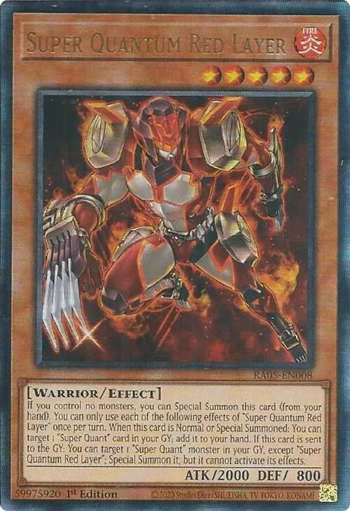 Super Quantum Red Layer — Rarity Collection 5 — Yu-Gi-Oh!