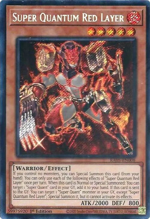 Super Quantum Red Layer — Rarity Collection 5 — Yu-Gi-Oh!