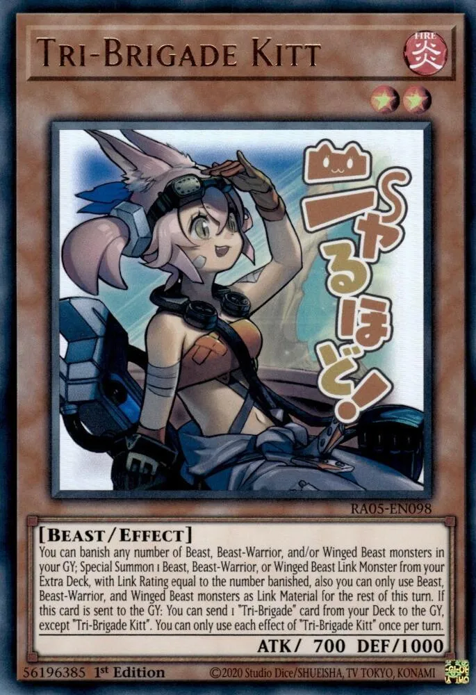 Kitt Tri-Brigade — Rarity Collection 5 — Yu-Gi-Oh!