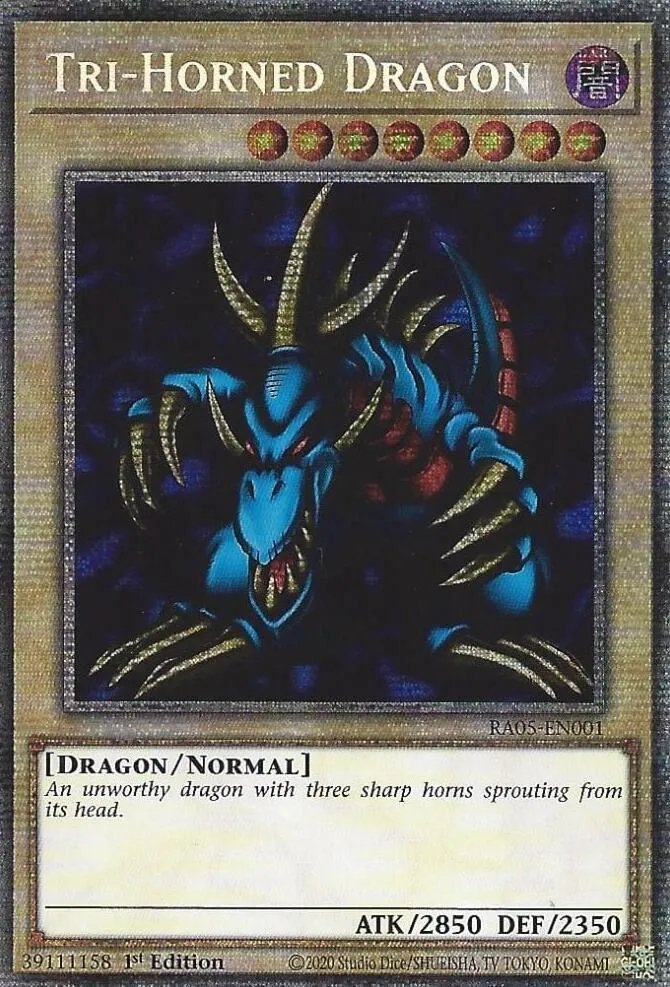 Tri-Horned Dragon — Rarity Collection 5 — Yu-Gi-Oh!