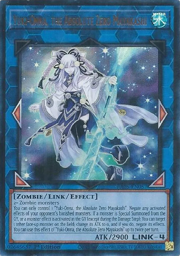 Yuki-Onna, Mayakashi du Zéro Absolu — Rarity Collection 5 — Yu-Gi-Oh!