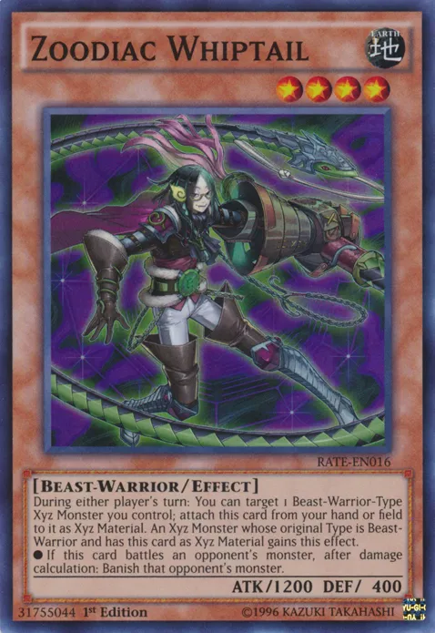 Zoodiac Whiptail — Raging Tempest — Yu-Gi-Oh!