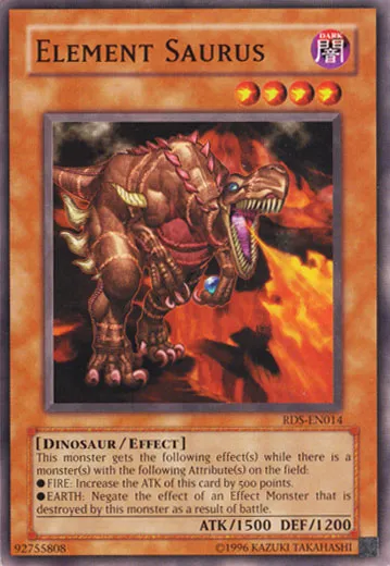 Element Saurus — Rise of Destiny - Unlimited — Yu-Gi-Oh!