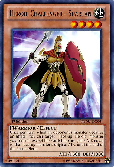 Heroic Challenger - Spartan — Return of the Duelist — Yu-Gi-Oh!