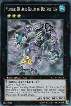 Number 30: Acid Golem of Destruction — Return of the Duelist — Yu-Gi-Oh!