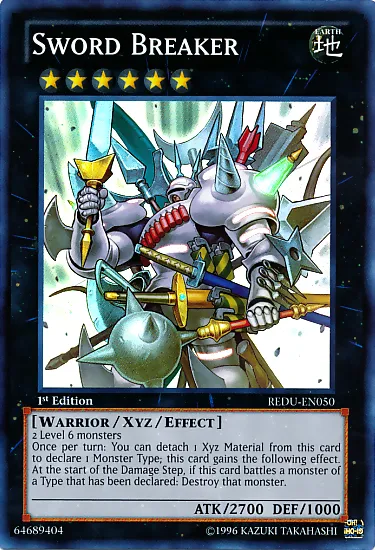 Sword Breaker — Return of the Duelist — Yu-Gi-Oh!