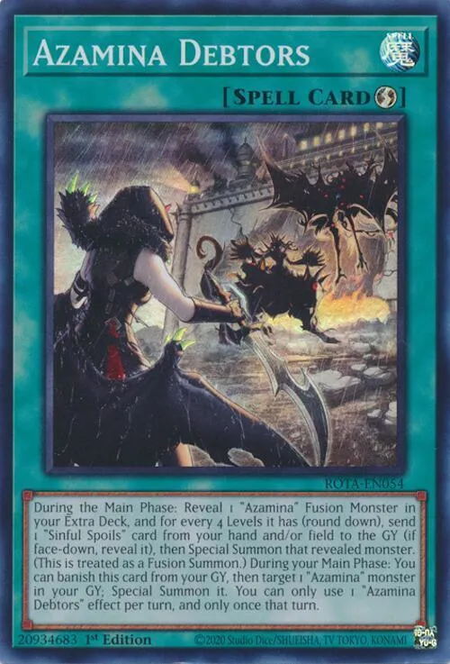 Azamina Debtors — Rage of the Abyss — Yu-Gi-Oh!