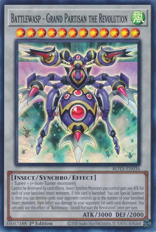 Guêpe de Bataille - Grande Pertuisane la Révolution — Rage of the Abyss — Yu-Gi-Oh!