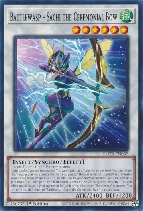 Guêpe de Bataille - Sachi l'Arc Cérémonial — Rage of the Abyss — Yu-Gi-Oh!