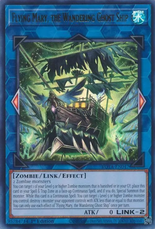 Mary Volante, le Bateau Fantôme Vagabond — Rage of the Abyss — Yu-Gi-Oh!