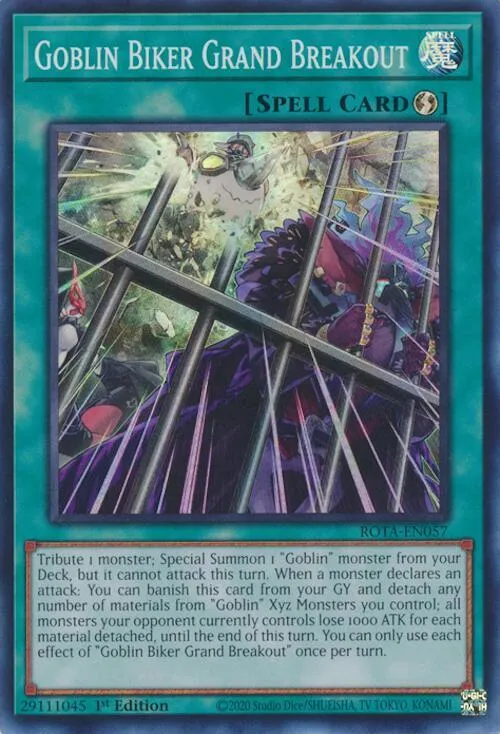 Goblin Biker Grand Breakout — Rage of the Abyss — Yu-Gi-Oh!