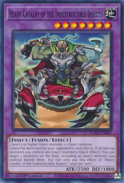 Cavalerie Lourde des Indestructibles Insectes — Rage of the Abyss — Yu-Gi-Oh!