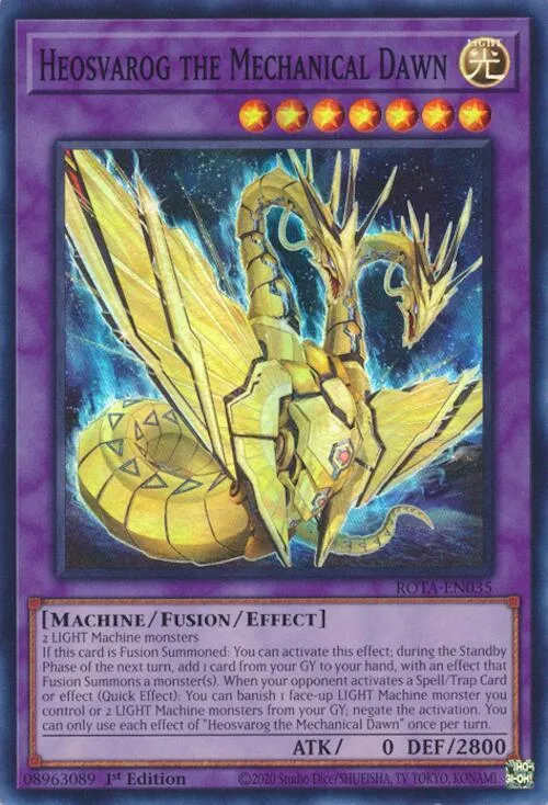 Heosvarog the Mechanical Dawn — Rage of the Abyss — Yu-Gi-Oh!