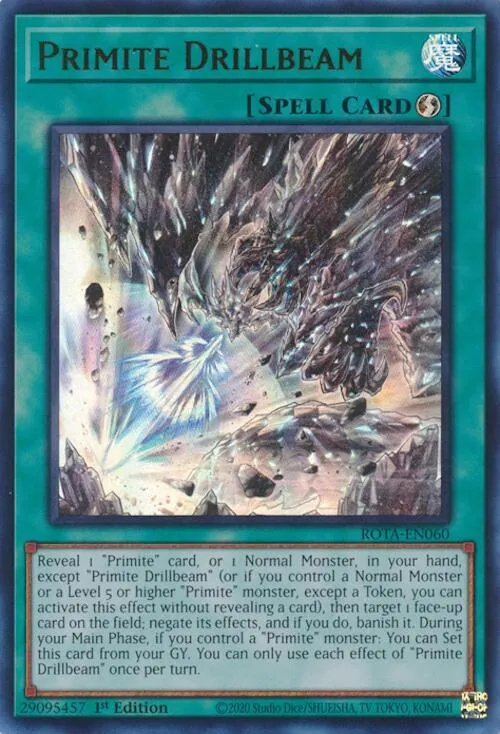 Primite Drillbeam — Rage of the Abyss — Yu-Gi-Oh!