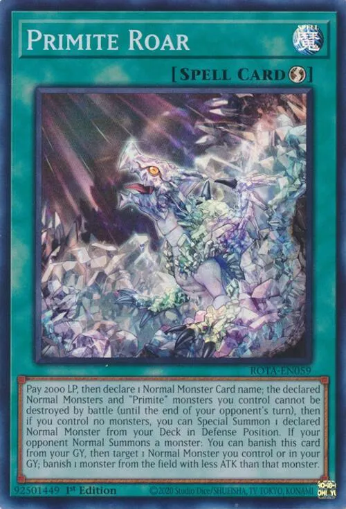 Rugissement Primite — Rage of the Abyss — Yu-Gi-Oh!