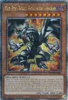 Product image for Dragon de Métal Noir Entier aux Yeux Rouges