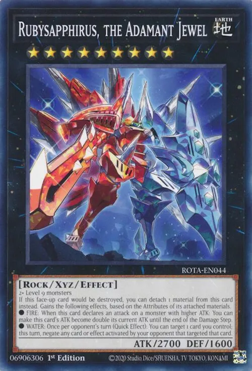 Rubisaphirus, le Joyau Inflexible — Rage of the Abyss — Yu-Gi-Oh!