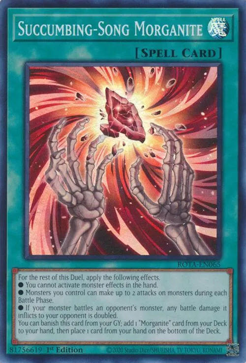 Succumbing-Song Morganite — Rage of the Abyss — Yu-Gi-Oh!