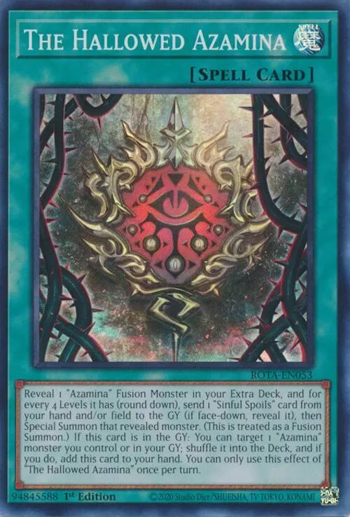 The Hallowed Azamina — Rage of the Abyss — Yu-Gi-Oh!