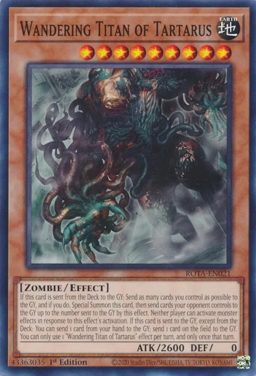 Titan Errant du Tartare — Rage of the Abyss — Yu-Gi-Oh!