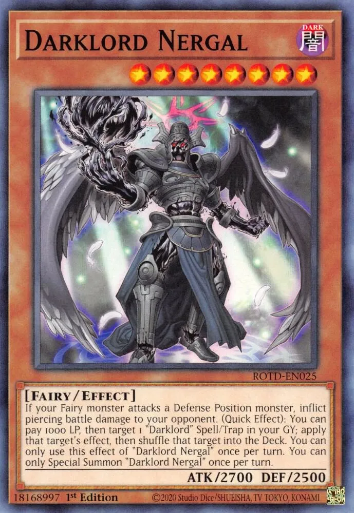 Darklord Nergal — Rise of the Duelist — Yu-Gi-Oh!