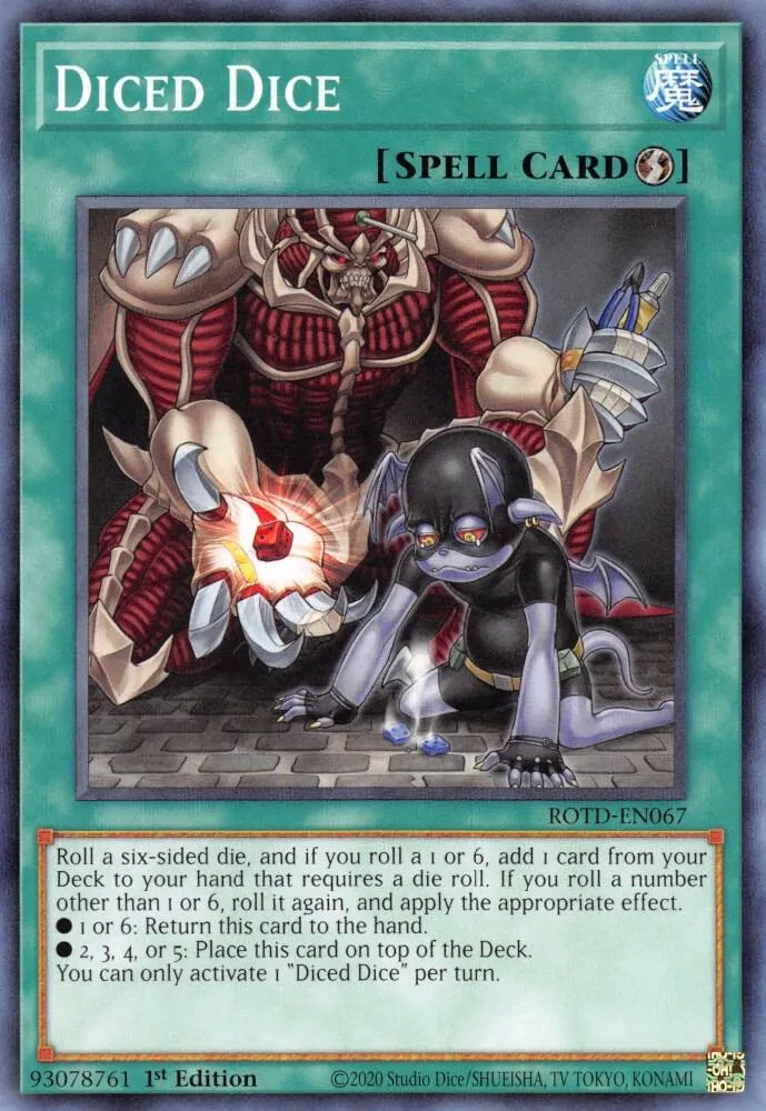 Dés Coupés — Rise of the Duelist — Yu-Gi-Oh!