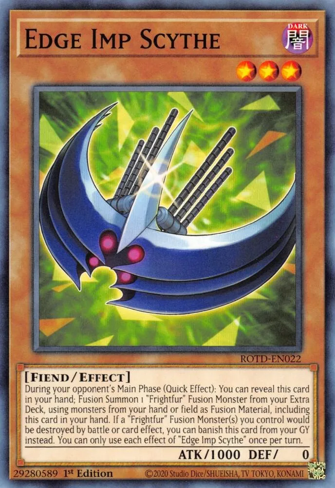 Edge Imp Scythe — Rise of the Duelist — Yu-Gi-Oh!
