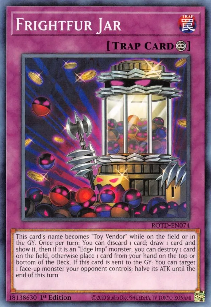 Frightfur Jar — Rise of the Duelist — Yu-Gi-Oh!