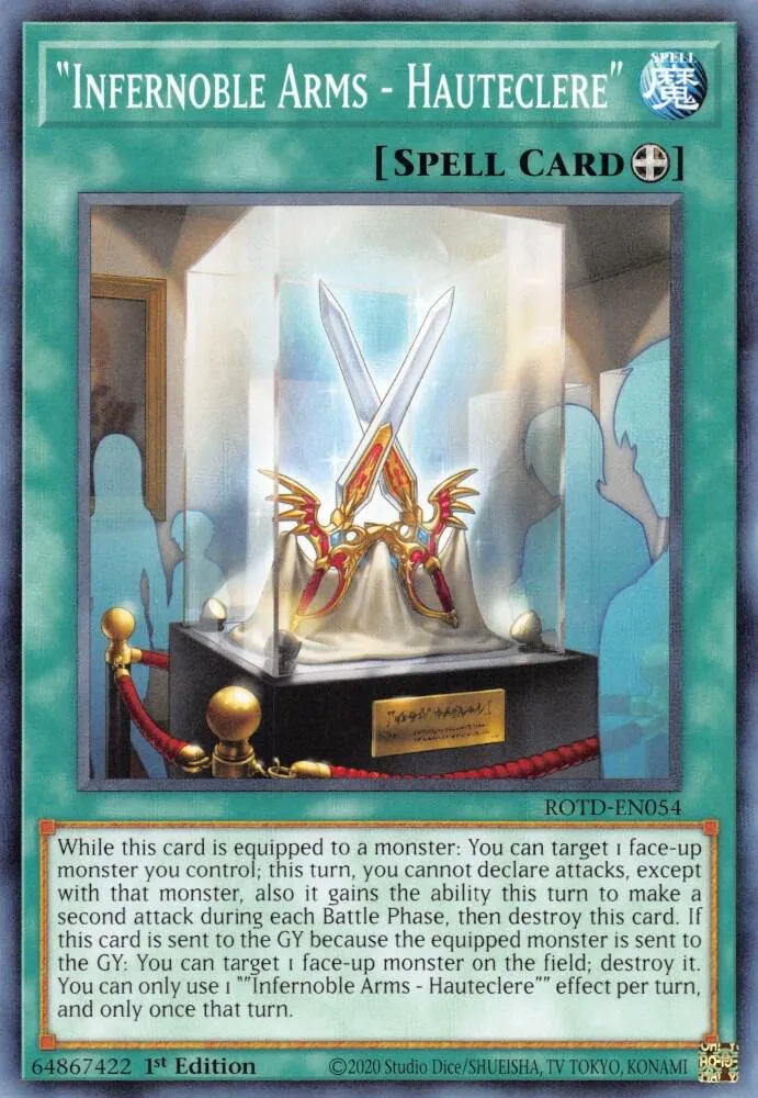 "Armes Nobles Inferno - Hauteclaire" — Rise of the Duelist — Yu-Gi-Oh!