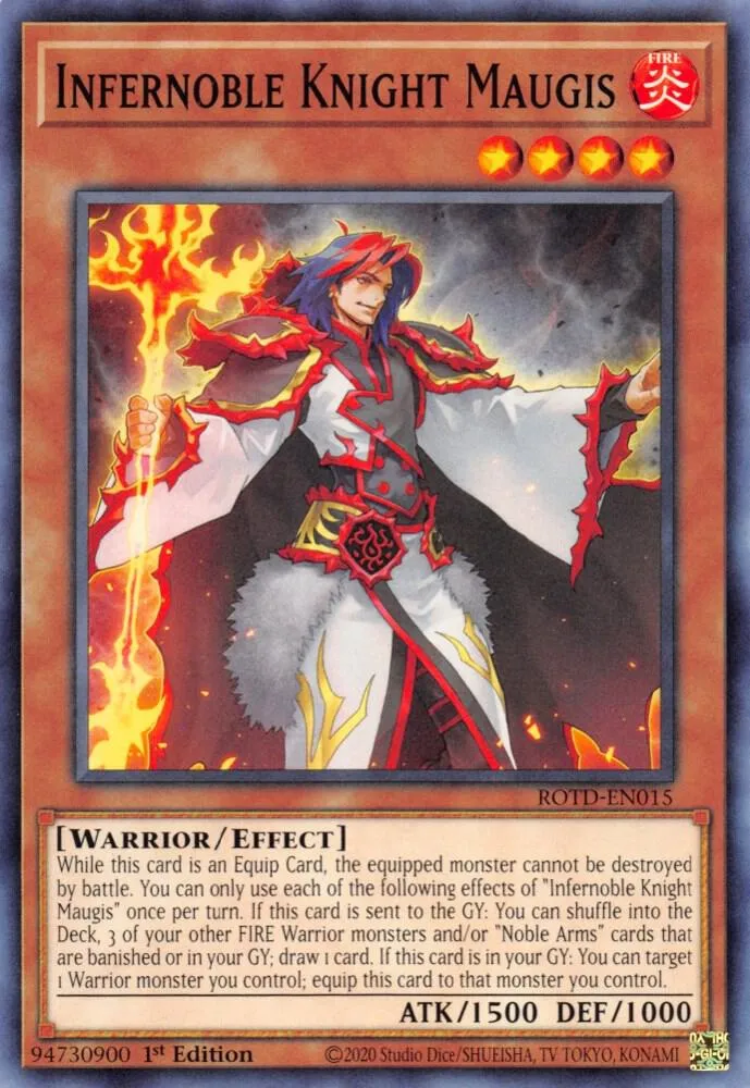 Infernoble Knight Maugis — Rise of the Duelist — Yu-Gi-Oh!